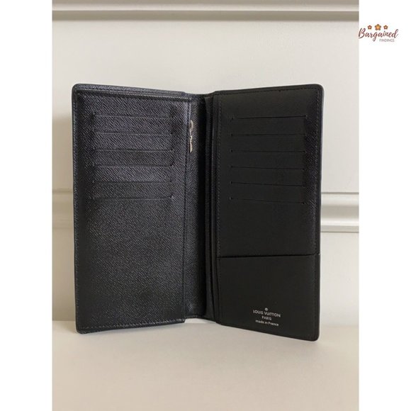 Authentic Louis Vuitton Damier Graphite Coated Canvas Leather Brazza Wallet 2014 - Picture 7 of 14